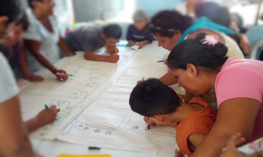 Photo of a YICBMR mapping exercise Fairtrade